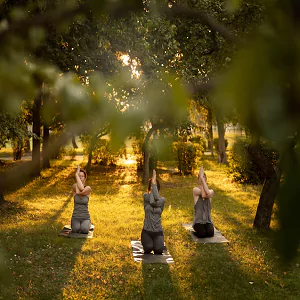 AIPL Lake City Amenities - Yoga Lawn